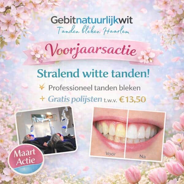 Maart 2026 actie GebitNatuurlijkWit Haarlem